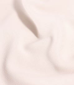 Midi tapered skirt in elastic fabric with viscose