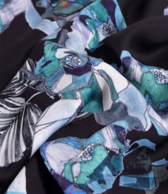 Printed viscose blouse