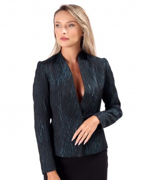 Elegant jacket made of versatile brocade