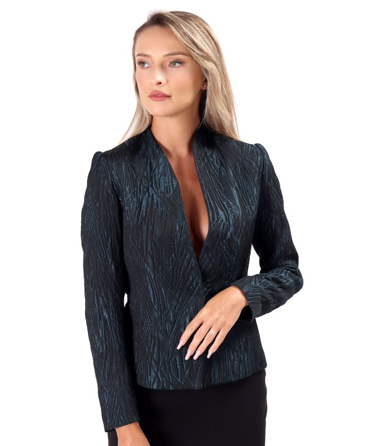 Elegant jacket made of versatile brocade