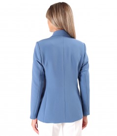 Office jacket made of elastic fabric with viscose