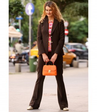 Office jacket made of elastic fabric with viscose