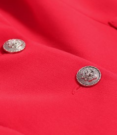 Office jacket made of elastic fabric with viscose