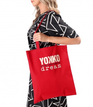 Cotton bag printed on the front