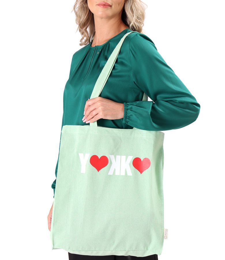 Cotton bag printed on the front