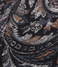 Elegant dress made of elastic brocade