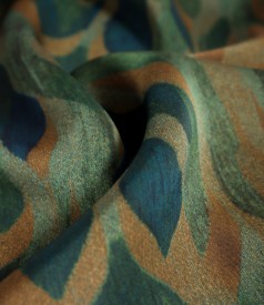 Midi dress printed with geometric motifs