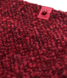 Office skirt made of wool and alpaca