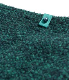 Office skirt made of wool and alpaca