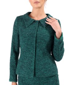 Office jacket made of wool and alpaca