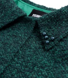 Office jacket made of wool and alpaca