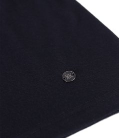 Turtleneck made of elastic jersey with wool