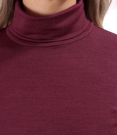 Helanca din jerse elastic plin cu lana