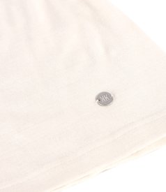 Turtleneck made of elastic jersey and wool