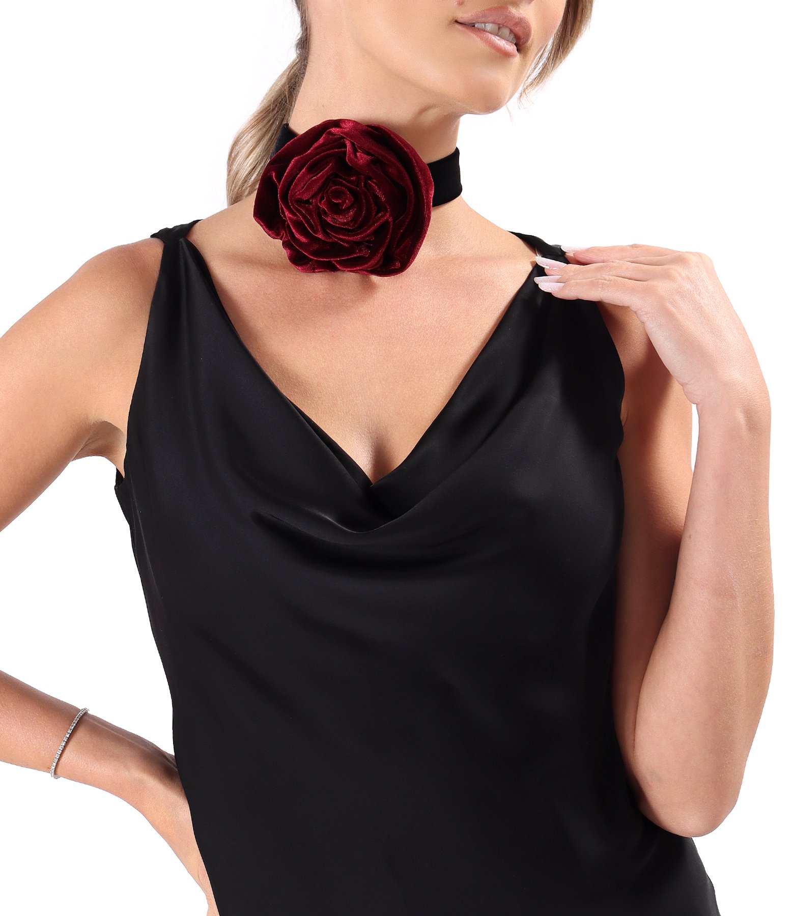 Accessory velvet flower