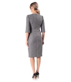 Office dress made of cotton
