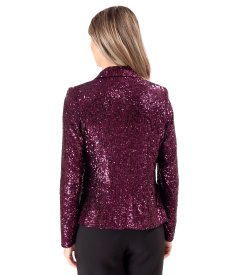 Elegant sequin jacket
