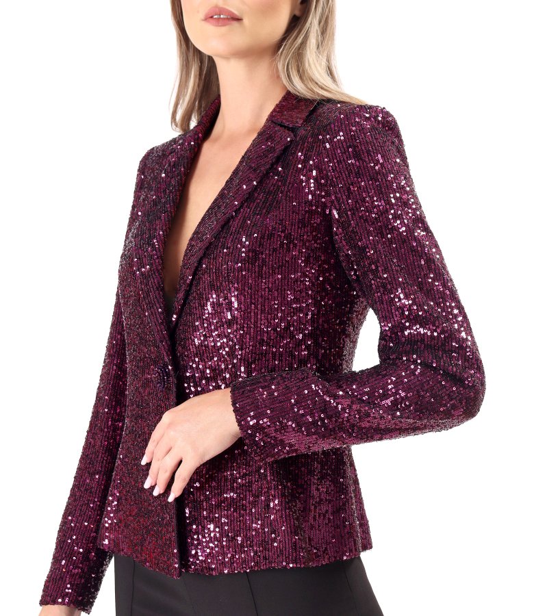 Elegant sequin jacket