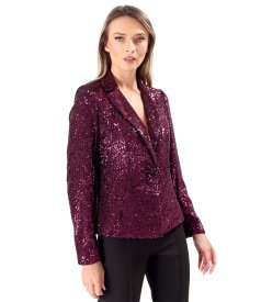 Elegant sequin jacket