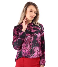 Elegant natural silk blouse