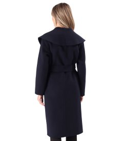 Elegant coat made of wool and cashmere