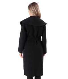 Elegant coat made of wool and cashmere