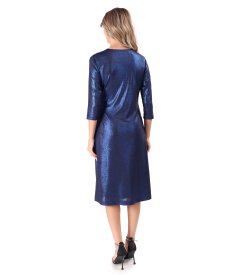 Evening dress made of jersey with a shiny effect