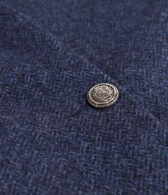 Office jacket made of wool fabric