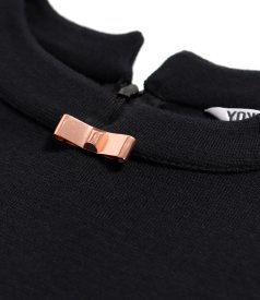 Rochie midi din din jerse plin cu lana virgina