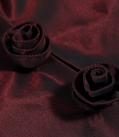 Elegant taffeta jacket with changeante effect