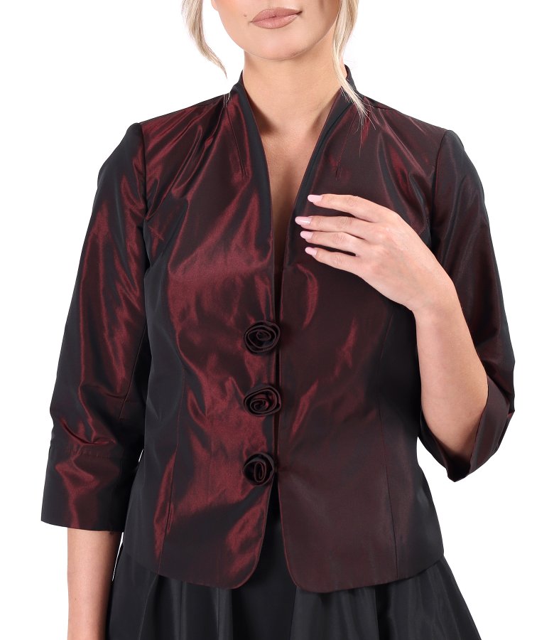 Elegant jacket in lightweight shot taffeta