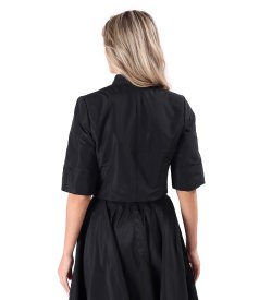 Elegant taffeta bolero