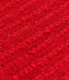 Elegant dress made of cotton and metallic thread