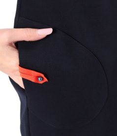 Office dress made of elastic jersey with wool