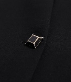 Office jacket made of elastic fabric with wool