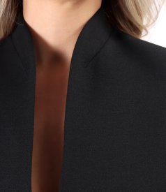 Office jacket made of elastic fabric with wool