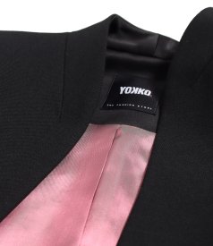 Office jacket made of elastic fabric with wool