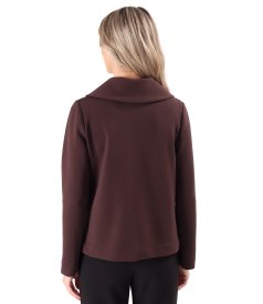 Sacou din stofa elastica cu bumbac