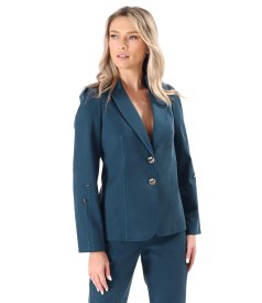 Sacou office din tencel cu bumbac