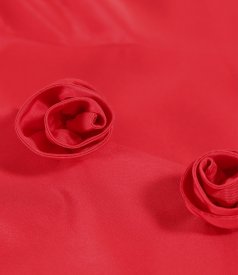 Elegant taffeta jacket with matte effect