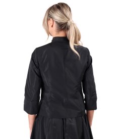 Elegant jacket in lightweight matte-effect taffeta