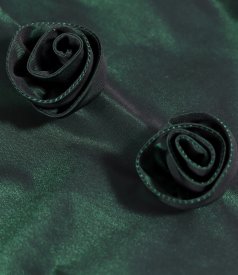 Elegant taffeta jacket with changeante effect