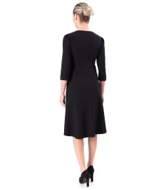 Rochie office clos din stofa elastica cu viscoza