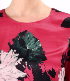 Rochie lejera din matase naturala cu decolteu adanc la spate