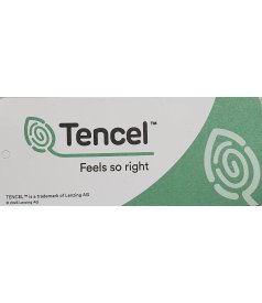 Casual ankle pants made of tencel with cotton