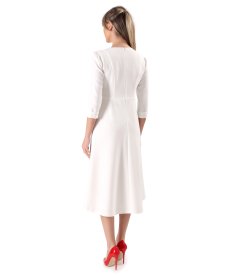 Rochie office clos din stofa elastica cu viscoza