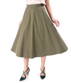 Skirt made of fabric with Tencel and cotton