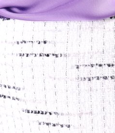 Cotton tapered skirt