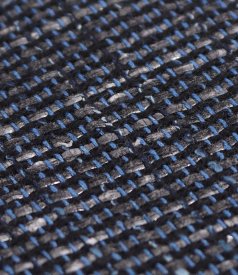 VIscose tapered skirt with silver thread