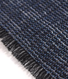 Elegant dress made of viscose and silver thread